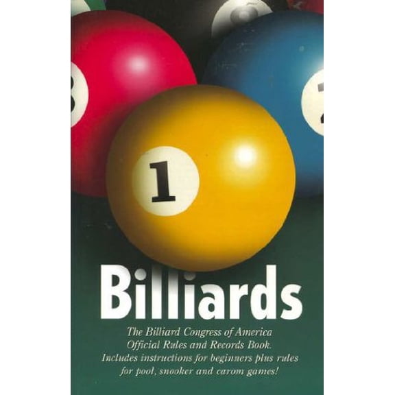 Pre-Owned Billiards : The Official Rules & Record Book 1996, 9781878493064, 187849306X, Paperback, regular edition