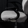 thumbnail image 4 of 1x de Asiento de Silla de Oficina Funda Elástica para Silla Verde militar fundas de asiento de oficina, 4 of 5
