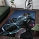 thumbnail image 2 of Hermosa alfombra bivariada con pintura de fantasmas para sala de estar, área grande, decoración del hogar bohemia suave negra100x150cm (39x59 pulgadas)100x150cm (39x59 pulgadas) zhangmengya unisex, 2 of 2