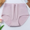 thumbnail image 2 of GigrtiJin Womens Wide Waisteband Boyshort Underwear Cotton No Show Granny Panties Breathable Sweat Proof Briefs, 2 of 6