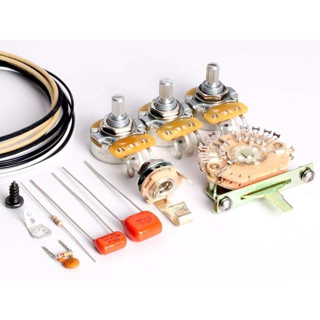 ToneShaper Guitar Wiring Kit, For Fender HSS Stratocaster, HSS2 (Auto-Split Wiring)