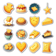 thumbnail image 1 of Aimant de Réfrigérateur Cheesy Aimant de Collation Aimant de Réfrigérateur Autocollant Magnétique de Biscuits Aimant Décoratif Délicieux pour Surface en Métal Tableau Blanc de Réfrigérateur, 1 of 5