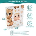 thumbnail image 5 of Happy Bears 3 Ring Binders 1.5 inch Hardcover File Folders with Interior Pockets A4 Size Organizer for School Office Hospital, 5 of 8