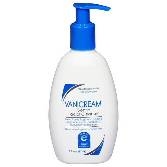 Vanicream Gentle Facial Cleanser Mild Fragrance-Free Face Wash
