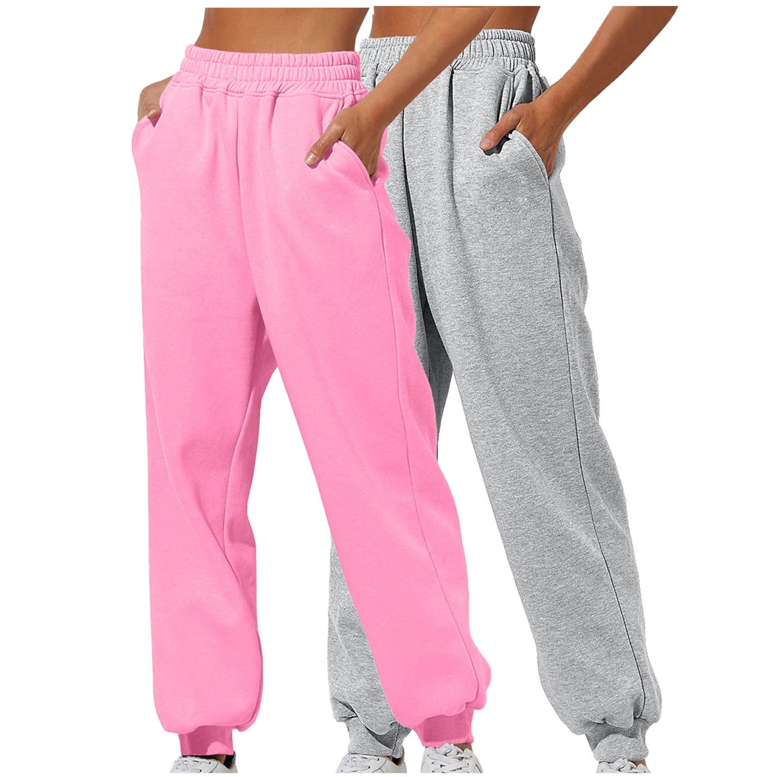 Pantalon Jogging Femme Baggy - Coupe Large élastiquée - Confort Sport Et Décontracté Pour Automne-hiver