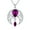Simulated Amethyst, variant on SISGEM Moon Necklace Sterling Silver Celtic Crescent Moon Goddess Pendant Irish Good Luck Necklace with Birthstone Crystal, Celtic Moon Jewelry Gift for Women Mom Wife
