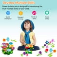 Byserten Gifts for 36 Year Old Girls Flower Garden Building Set 98 PCS
