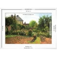 thumbnail image 5 of Art.com The Artist Garden at Eragny Art Print by Camille Pissarro, White Frame Wall Art, 29" x 21", 5 of 5
