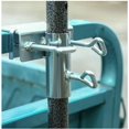thumbnail image 2 of Practical Parasol Holder - Parasol Clamp - Balcony Parasol Clamp - Metal - Holder for Parasol - Railing - Umbrella Pole Clamp - Railing Mounting - Parasol Holder - Silver - Must-have for your parasol!, 2 of 6