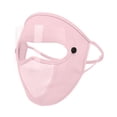 thumbnail image 4 of Helii Men Women Full Face Sun Mask with Detachable Goggles, UPF 50+ Breathable Mesh Face Shield UV Protection for Cycling Running Hiking, Anti Dust Wind Cover for Outdoor Sports Pink,One Size, 4 of 4