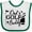 White and Green, variant on Inktastic Dad's Golf Buddy Boys or Girls Baby Bib