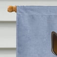 thumbnail image 3 of Carolines Treasures BB1426CHF Min Pin Welcome Flag Canvas House Size, 3 of 4
