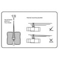 thumbnail image 6 of Quartzs Clock Movement Replacement Set For 5-8mm Thickness Panel Wall Clock Quiet Operate Easy Installation With Hands, 6 of 10