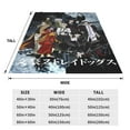 thumbnail image 2 of Bungo Stray Dogs (24) Bed Blanket 3D Printed Throw Blanket Lightweight Super Soft Air Conditioning Room All Season Blanket Sofa Couch Bed Fans Cartoon Blanket 60"x50", 2 of 8
