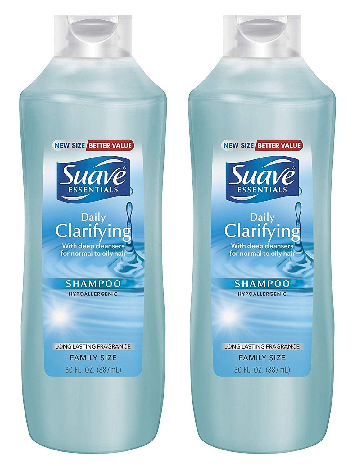 Suave Essentials Daily Clarifying Shampoo, 30 oz