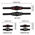 thumbnail image 3 of YFGEFTR Waist Pulses Massager Belt Set, Leg Training Instrument with 3 Hosts & 2 Arm Pads, Smart Healthy Abdominal Muscle Trainer for Home Fitness Exercise, 3 of 8