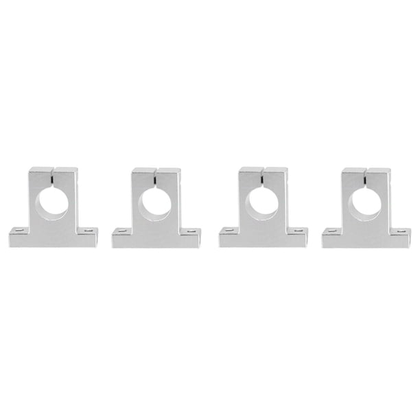 4 Piezas de Varilla de Sujeción de Riel de Movimiento Lineal, Soporte de Eje de Guía de Riel, Montaje de Acoplamiento SK12 de 12 mm