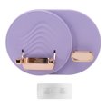 thumbnail image 1 of Estante para secador de pelo montado en la pared que ahorra espacio sin perforaciones Soporte para secador de pelo para baño Morado, 1 of 10