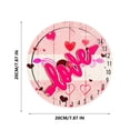 thumbnail image 3 of Xihbxyly Decoración de San Valentín, Encantador Reloj Colgante de Amor, Tablero Rústico de Madera para Colgar, Diseño Resistente y Duradero, Ideal para Cafeterías, Jardín y Hogar, Crea Un Ambiente Ro, 3 of 6
