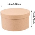 thumbnail image 4 of HUGFEGWE Gift Box for Presents Round Paper Box Multipurpose DIY Box Biscuit Case Gift Packaging Box for Party Crafts Cookies Pastries, Size S U2537-26819, 4 of 7