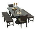 thumbnail image 1 of Sol 72 Outdoor Stratford 5 Piece Dining Set with Cushions, 1 of 7