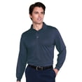 thumbnail image 1 of Monterey Club Men's Solid Long Sleeve Golf Polo Shirt #1271, 1 of 2
