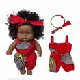 Yaman African American Baby Doll Black African Black Baby Cute Curly