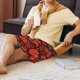 thumbnail image 5 of Balery Tomatoes And Chili Pantalones cortos de pijama de punto de algodón para hombre con cinturilla y bolsillos-4X-Large, 5 of 6