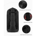 thumbnail image 3 of RUseeN Backpack Laundry Bag with Shoulder Straps and Mesh Pocket Durable Nylon Clothes Hamper Bag with Drawstring Closure for College, Travel, Laundromat, Apartment, 3 of 7