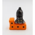 thumbnail image 2 of Ceramic Halloween Cat Salt and Pepper Shakers Magnetic, 2 of 3