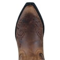 thumbnail image 2 of Smoky Mountain Girl's Rosette Brown Oil Distress Cowboy Boots 3771, 2 of 2