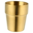 thumbnail image 4 of Masteelf Insulated Golden Tumblers Set, 2.87x2.75x2.75 Inch Cylindrical Bar Drinkware for Home and Party Use, 4 of 7