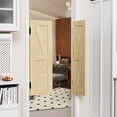 thumbnail image 2 of 32" x 42" Solid Wood Café / Saloon Door Dual Partition Door Porch Entrance Door, 2 of 7
