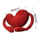 thumbnail image 3 of Juguete de peluche con forma de corazón para niñas, almohada para niños, juguete colgante con forma de corazón., 3 of 9