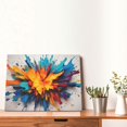 thumbnail image 4 of Balery Colorful Paint Print Pattern Canvas Decorative Picture – 30x40in Premium Wall Art, Modern Canvas Print for Home Decor（Horizontal）, 4 of 6