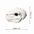 thumbnail image 2 of Lunxisen 1 Pcs Dinosaur Head Feeder Hanging Wildlife Feeding T Shaped Chipmunk Nut Feeder Backyard Garden Outdoor Decorative Funny Squirrel House(17*10*12cm), 2 of 9