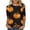 Black1, variant on Cmfcve Womens Halloween Shirts Plus Size 3/4 Sleeve Witch Graphic T- Shirts Vintage Loose Fit Casual Crew Neck Tops