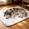 thumbnail image 7 of AuroraX Ice Silk Cooling Mat for Dogs Cats Vibrant Non Gel Indoor Pressure Activated Pet Cooling Mat for Cats Washable Dog Cooling Beds for Summer, 7 of 7