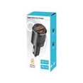 thumbnail image 2 of Cargador de coche QC 3.0 Adaptador de carga rápida 65W 5V 4.2A Cargador de coche con puertos duales USB-A USB-C, negro Speravity EL001740-01B, 2 of 2