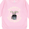 thumbnail image 3 of Inktastic Daddy Golf Buddy Toddler Sweatshirt, 3 of 4