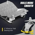 thumbnail image 6 of Ktaxon Car Wheel Dolly, 4PCS 6000LBS Heavy Duty Vehicle Dolly, Silver, 6 of 7