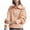 Peach, variant on BVOFAR Womens Half Zip Pullover Sweaters Cozy Lapel Collar Knitted Jumpers Oversized Long Sleeve Soft Tops Casual Solid Color Top
