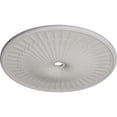 thumbnail image 2 of 51"OD x 3 5/8"ID x 3 3/8"P Galveston Ceiling Medallion (Fits Canopies up to 5 7/8"), Hand-Painted Ultra Pure White, 2 of 4