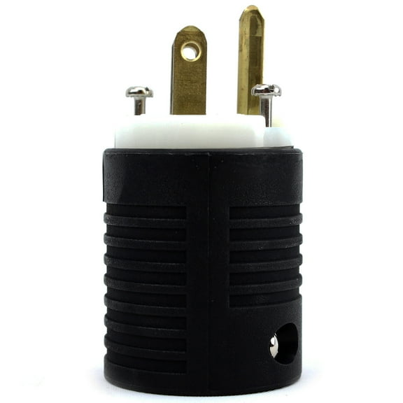 Pass & Seymour Legrand 5266-XCCV Heavy Duty Straight Blade Plug, 15A