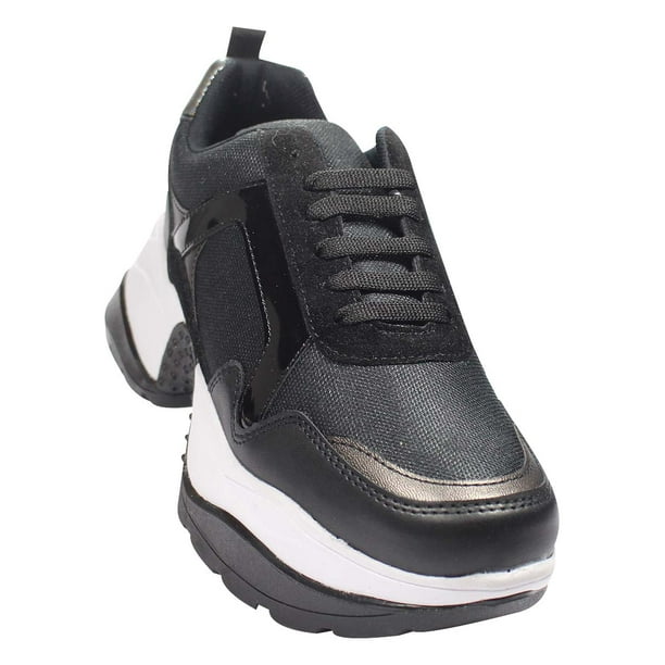 TENIS CASUAL LEON MUJER NEGRO SINTETICO 3000 LEON 3000Tp