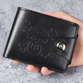 thumbnail image 1 of Tonnylam Men's Skull Embossed Buckle Wallet Youth Multifunctional Card Holder Wallet, 1 of 6