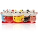 thumbnail image 1 of Ceramic Cat Statue Ornament Mini Fortune Cat Figurine Childrens Gifts 5X4.3X4.8CM 5Pcs, 1 of 4