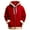 Red, variant on LEBONYARD Men's Trendy Zipper Drawstring Plush Hooded Cuff Chic Christmas Colorblock Long Sleeve Loose Warm Fit Composite Flannel Outerwear Jacket