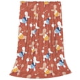 thumbnail image 2 of Pofeuu Cute Poodle Dog Print Ultra-Soft Micro Fleece Blanket,for Bed Or Sofa,All Season Throw Blankets Flannel Blanket-60"x50", 2 of 7