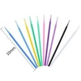 thumbnail image 3 of 200 Packs Micro Applicator Brush Disposable Eye Lashes Mascara Wands for Eyelash Extension Clean and Compatible and Personal Care Makeup Beauty Brush Eyebrow brush 2.5mm Tips Light Blue Handle, 3 of 5